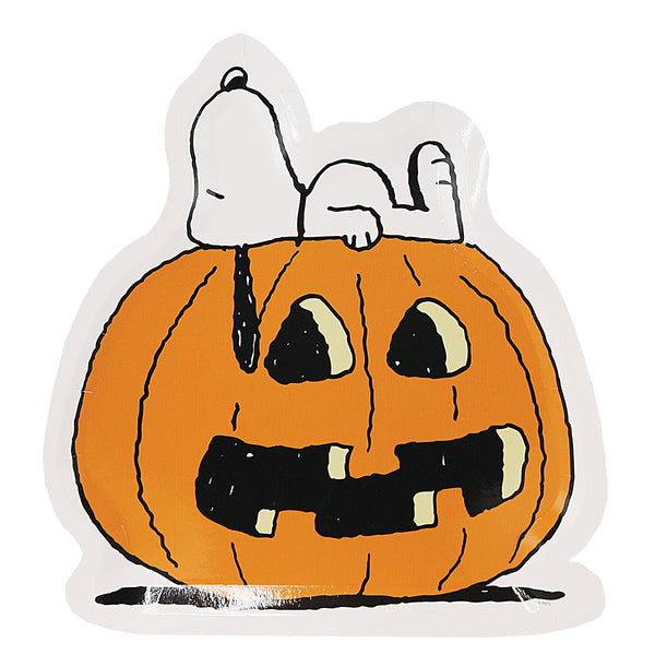 Peanuts™ Pumpkin Die - Cut 9 inch paper plate - Graphique de France