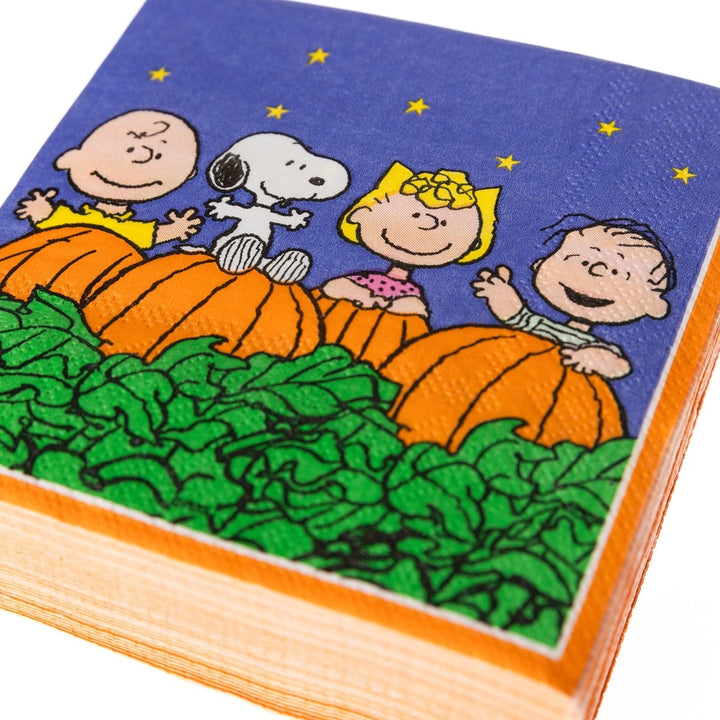 Peanuts™ Pumpkin Patch Cocktail Napkins - Graphique de France