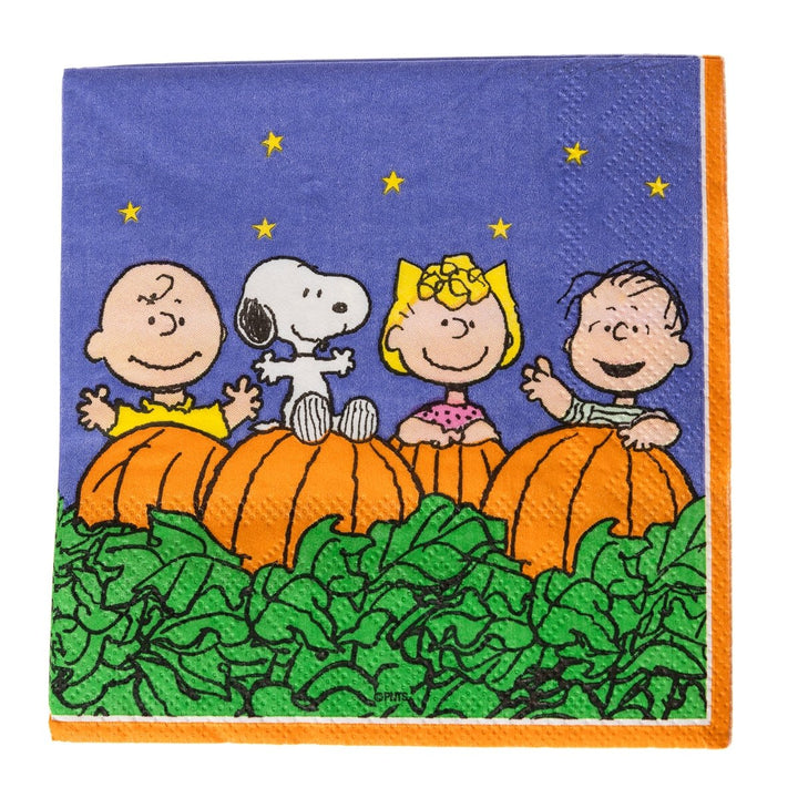 Peanuts™ Pumpkin Patch Cocktail Napkins - Graphique de France