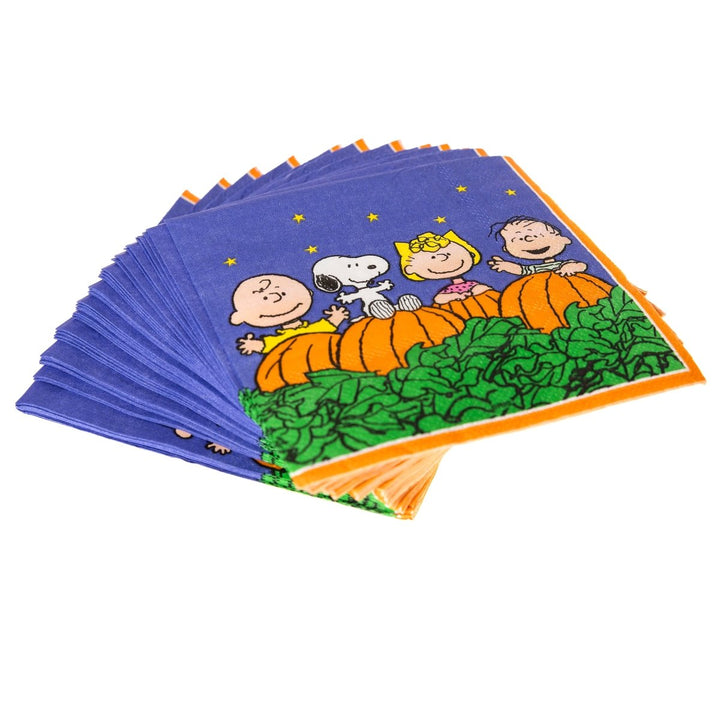 Peanuts™ Pumpkin Patch Cocktail Napkins - Graphique de France