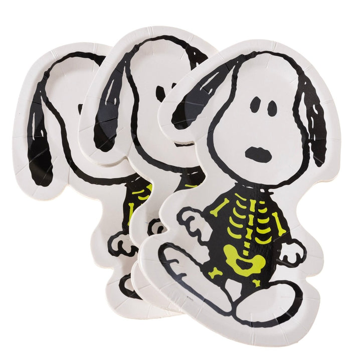 Peanuts™ Skeleton Die - Cut 7 inch paper plate - Graphique de France