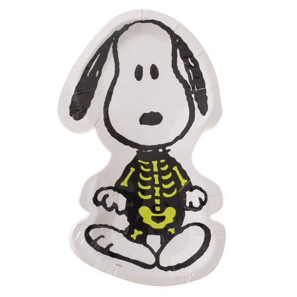 Peanuts™ Skeleton Die - Cut 7 inch paper plate - Graphique de France