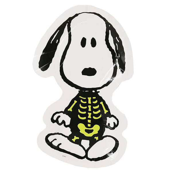 Peanuts™ Skeleton Die - Cut 9 inch paper plate - Graphique de France