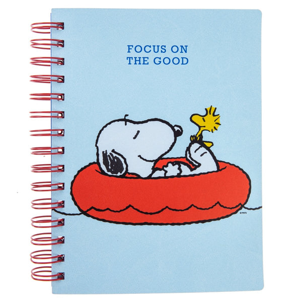 Peanuts&#8482; 6 x 8 Spiral Vegan Leather Journal - Graphique de France