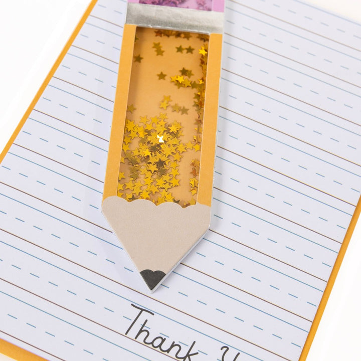 Pencil Teacher Appreciation Handmade Card - Graphique de France