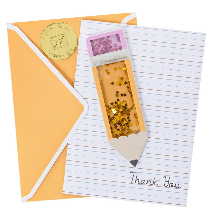 Pencil Teacher Appreciation Handmade Card - Graphique de France