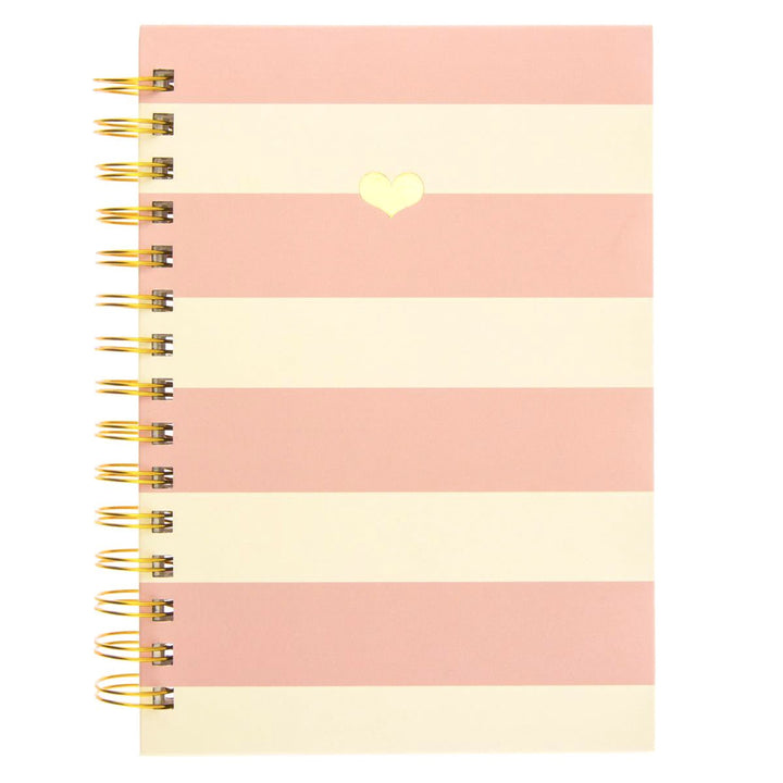 Pink Charm 6 x 8 Spiral Hard Cover Journal - Graphique de France