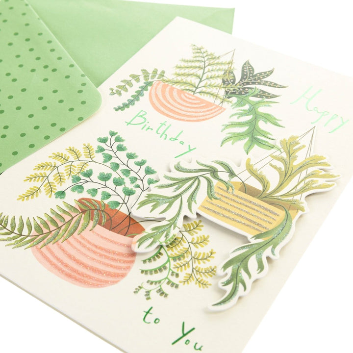 Plants Birthday Handmade Card - Graphique de France