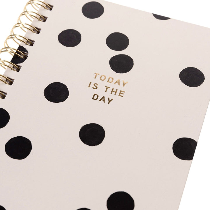 Polka Dot 6 x 8 Spiral Hard Cover Journal - Graphique de France