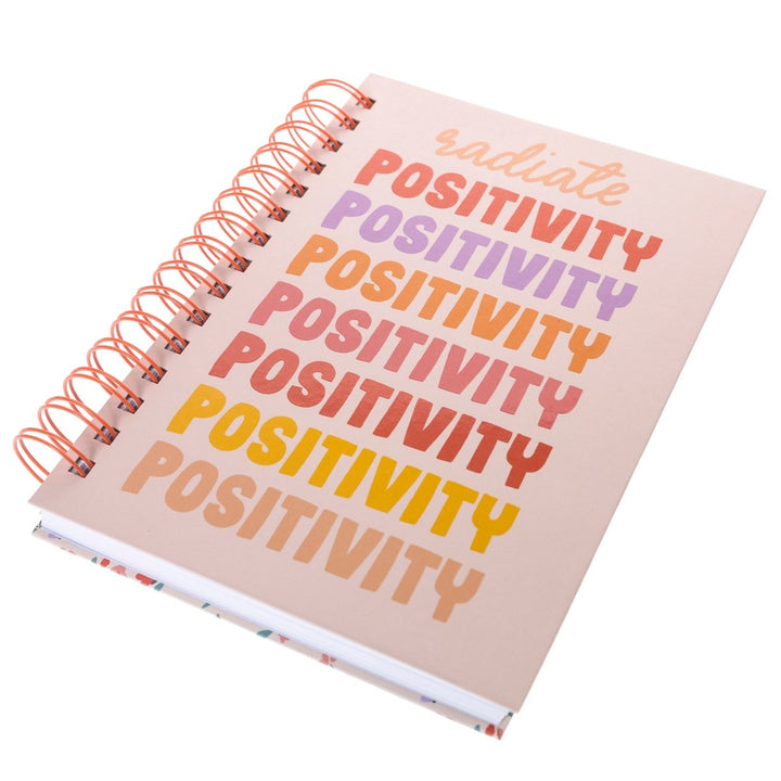 Positivity 6 x 8 Spiral Hard Cover Journal - Graphique de France