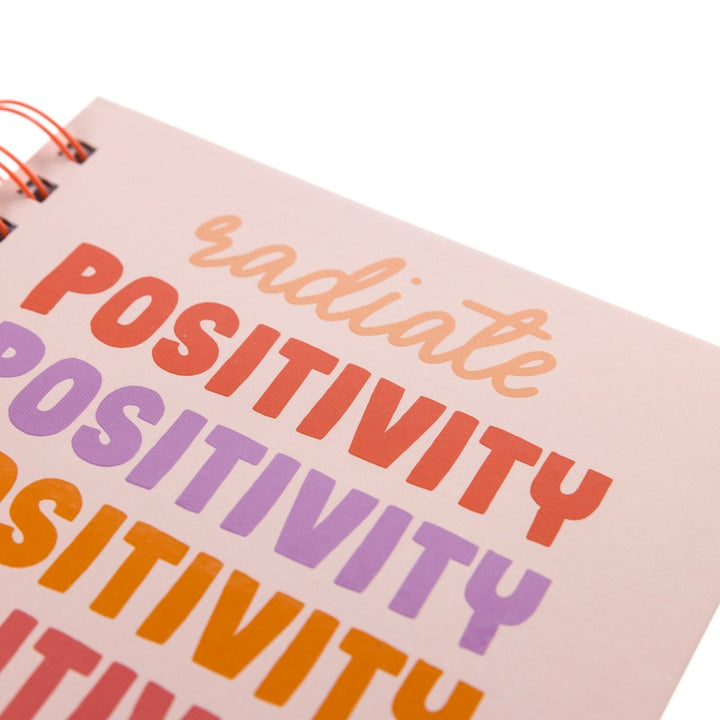 Positivity 6 x 8 Spiral Hard Cover Journal - Graphique de France