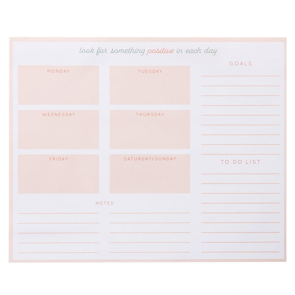 Positivity Weekly Deskpad - Graphique de France