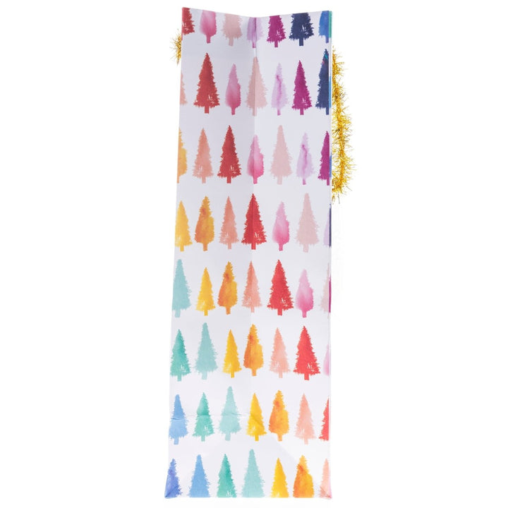 Rainbow Trees Holiday Wine Gift Bag - Graphique de France