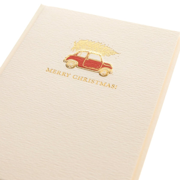 Red Car La Petite Noel Holiday Boxed Card - Graphique de France