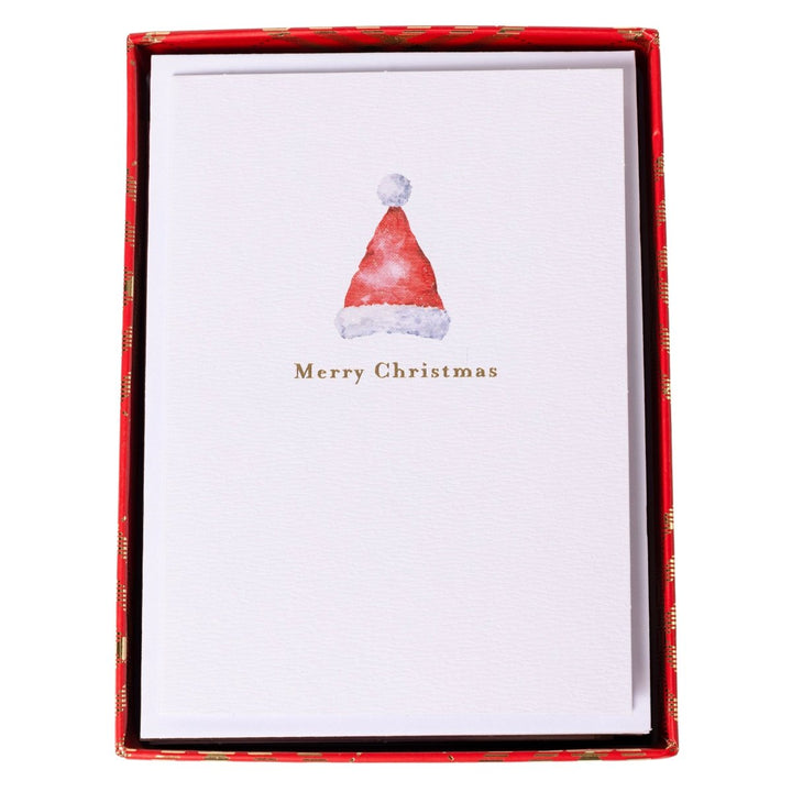 Santa Hat Petite Boxed Cards - Graphique de France