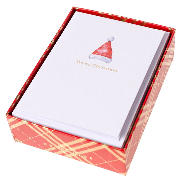 Santa Hat Petite Boxed Cards - Graphique de France