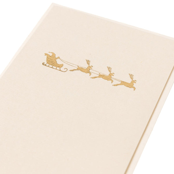 Santa Sleigh La Petite Noel Holiday Boxed Card - Graphique de France