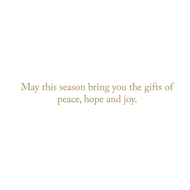 Seasons Greetings Mid - Sized Holiday Boxed Card - Graphique de France