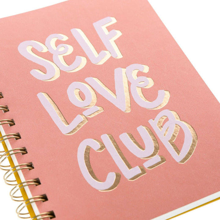 Self Love Club 6 x 8 Spiral Vegan Leather Journal - Graphique de France