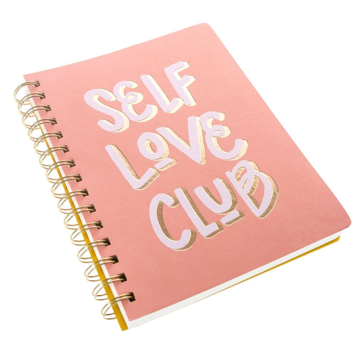 Self Love Club 6 x 8 Spiral Vegan Leather Journal - Graphique de France