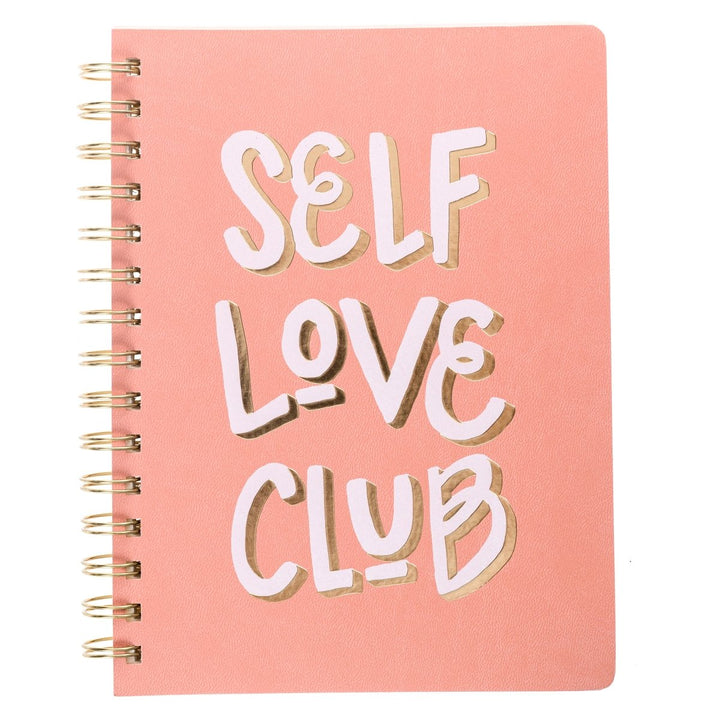 Self Love Club 6 x 8 Spiral Vegan Leather Journal - Graphique de France