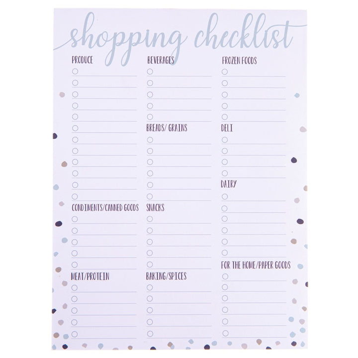 Shopping Checklist Large Magnetic Notepad - Graphique de France