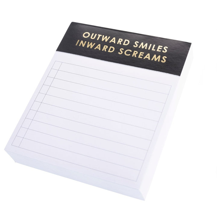 Smiles and Screams Jotter Notepad - Graphique de France