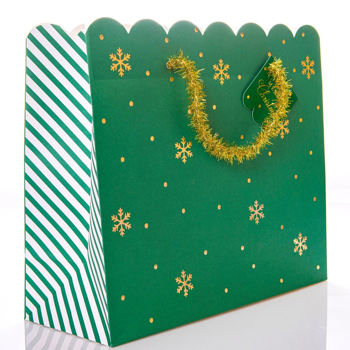 Snowflake Large Holiday Gift Bag Set - Graphique de France