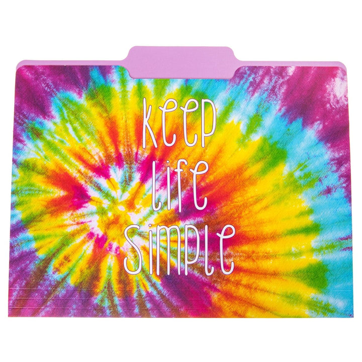 Tie Dye File Folder Set - Graphique de France