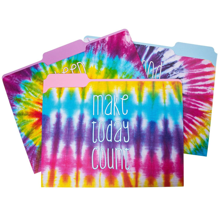 Tie Dye File Folder Set - Graphique de France