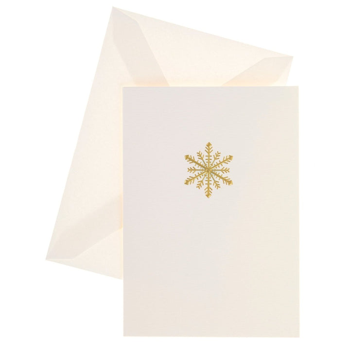 Traditional Snowflake La Petite Noel Holiday Boxed Card - Graphique de France