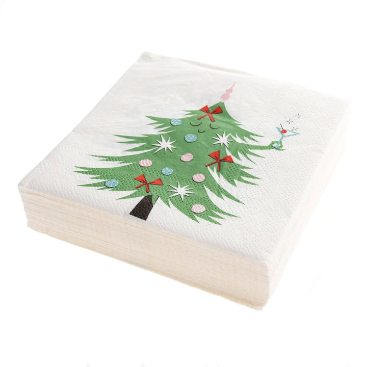 Tree - Tini Holiday Cocktail Napkins - Graphique de France