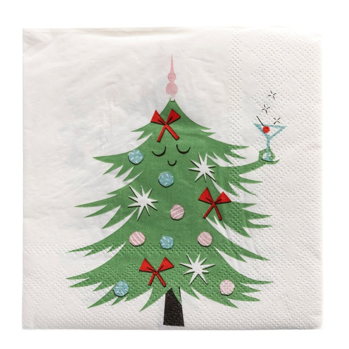 Tree - Tini Holiday Cocktail Napkins - Graphique de France