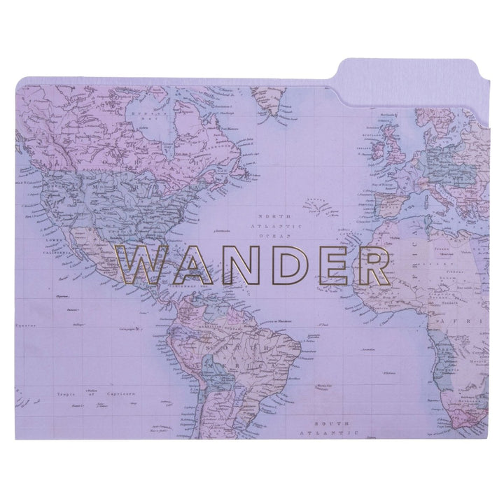 Wanderlust File Folder Set - Graphique de France