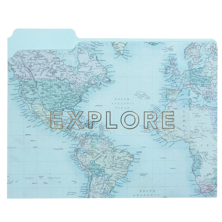 Wanderlust File Folder Set - Graphique de France