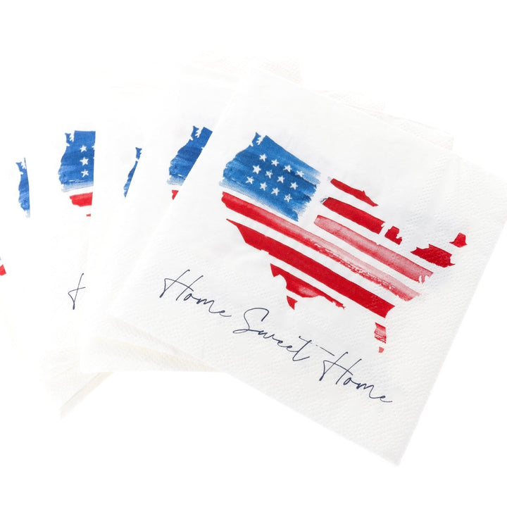 Watercolor USA Cocktail Napkins - Graphique de France