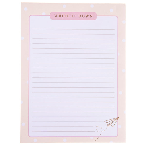 Write It Down Large Notepad - Graphique de France