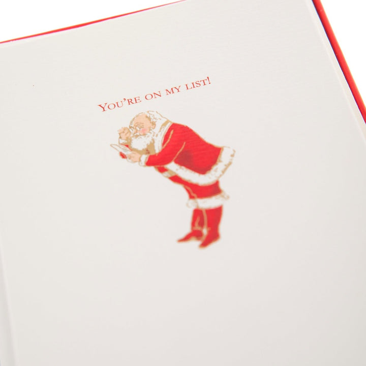 You're On My List La Petite Noel Holiday Boxed Card - Graphique de France